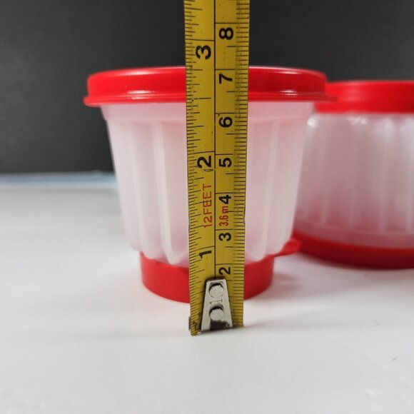 Tupperware Red and White Kitchen Food Storage Set - Picture 8 of 9